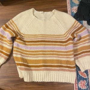 Pastel Striped Sweater